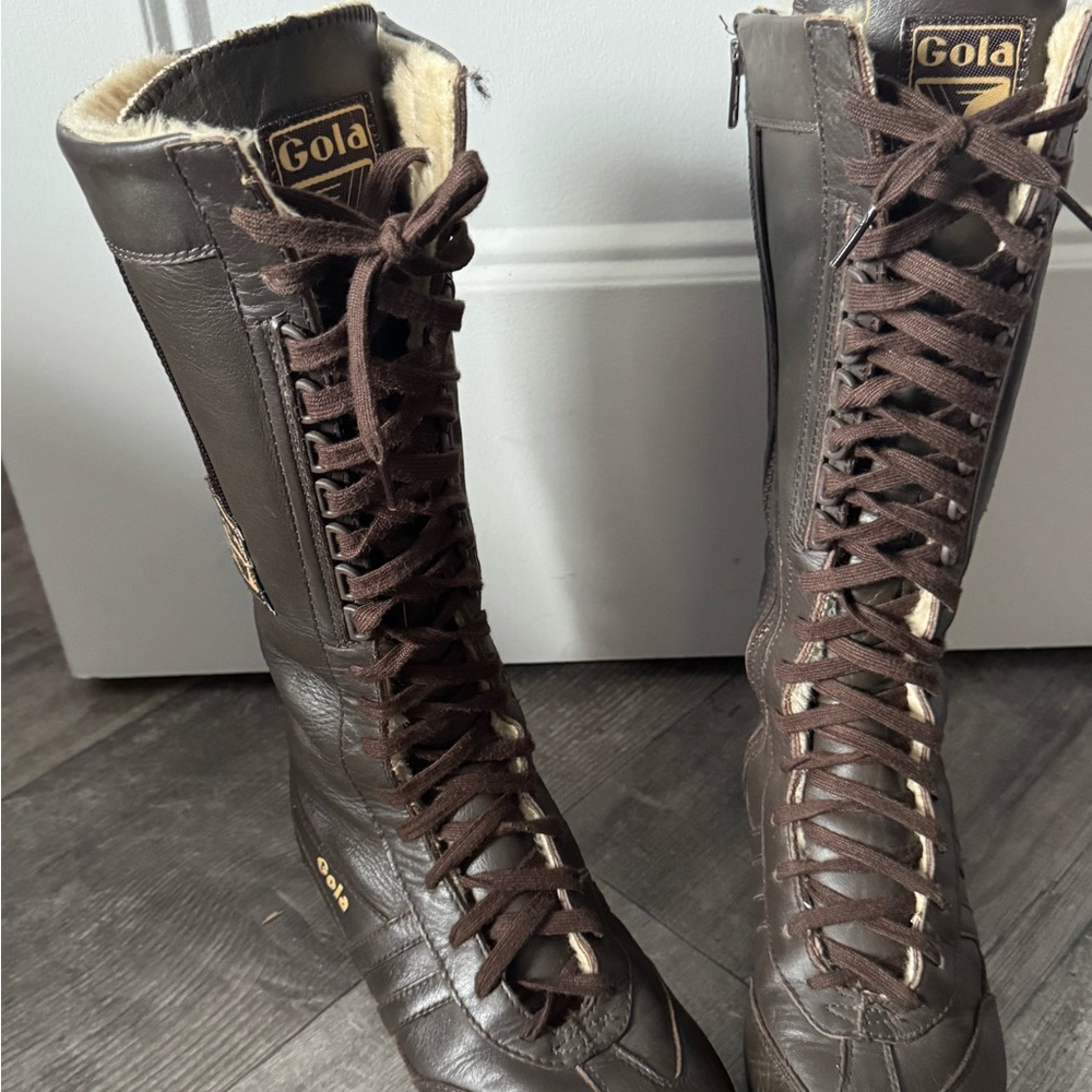 Gola Women's Dark Brown Lace Up Boots